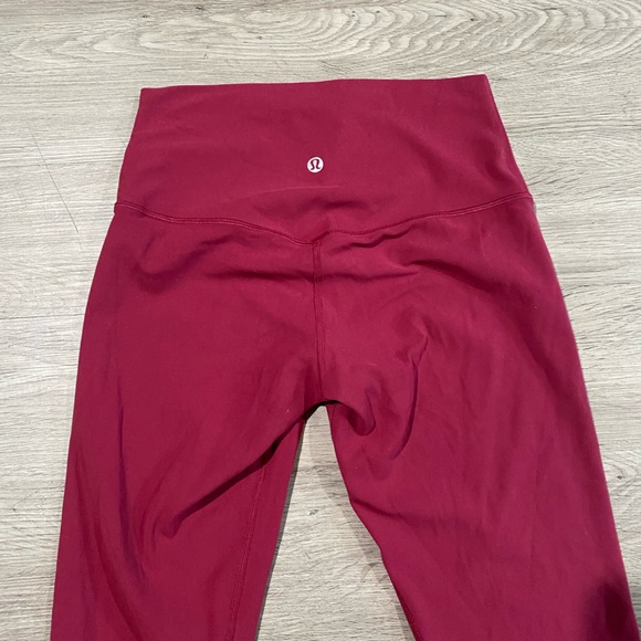 Lululemon Align Crop *21" Star Ruby Soul Cycle Leggings - Picture 6 of 8